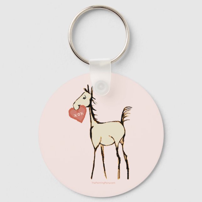 Valentines Foal Keychain (Front)