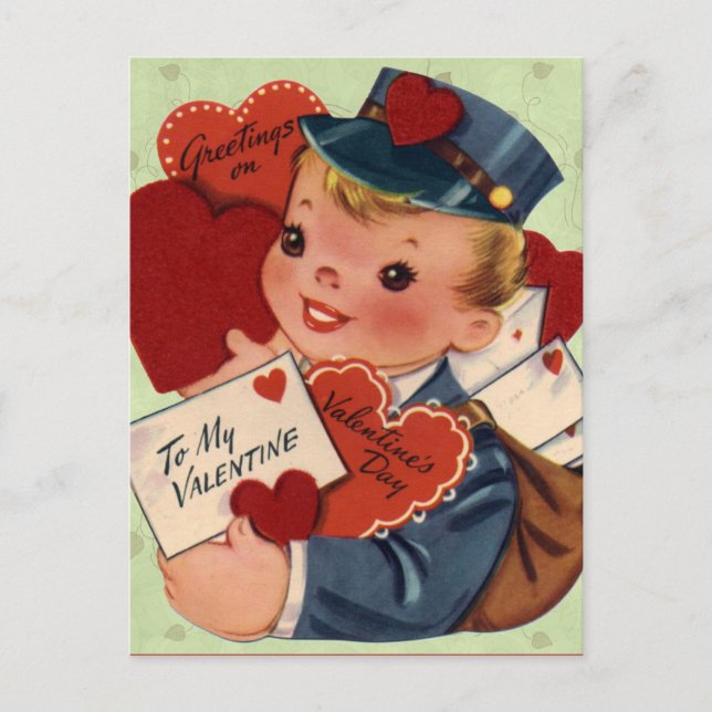 Valentine's for Kids Holiday Postcard (Front)