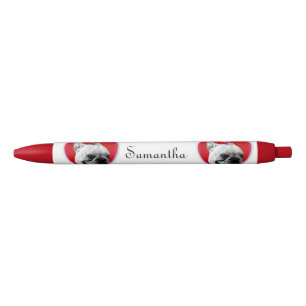 Valentine's French Bulldog Red personalized pen