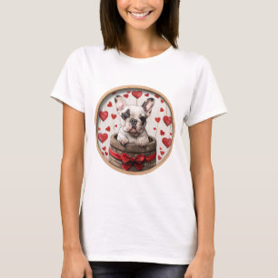 Valentines French Bulldog T-Shirt
