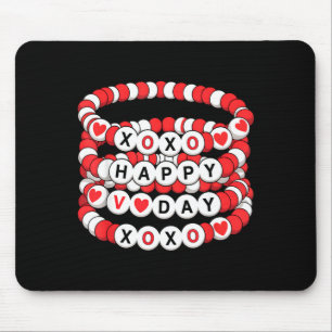 Valentines Friendship Bracelets Valentines Women K Mouse Pad
