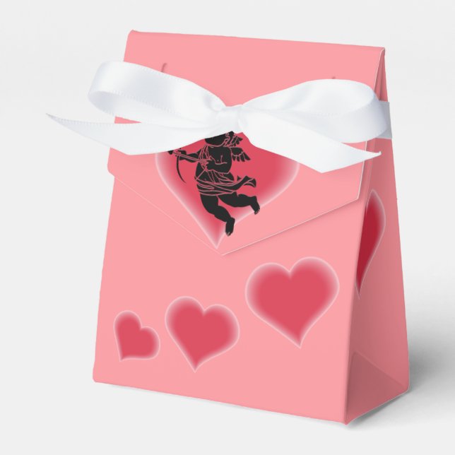 Valentine's Gift Bag Custom Cupid Bags Favor Box (Front Side)