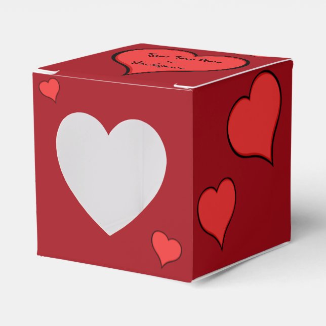 Valentine's Gift Box Custom African Cupid Boxes (Front Side)