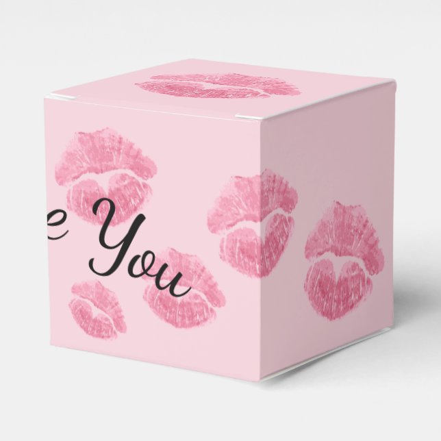 Valentine's Gift Box Personalized Kisses Gift Box (Front Side)
