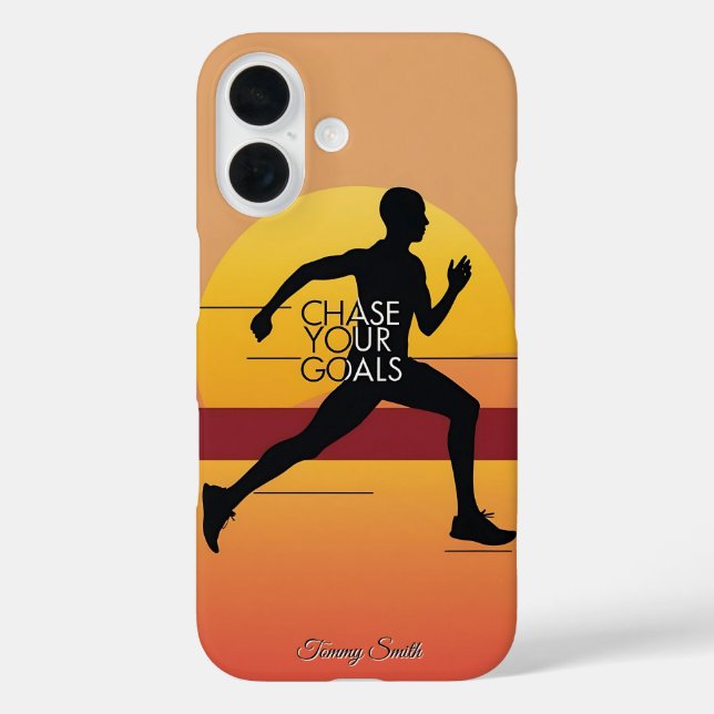 Valentines Gift For Boyfriend - Chase Your Goals  Case-Mate iPhone Case (Back)