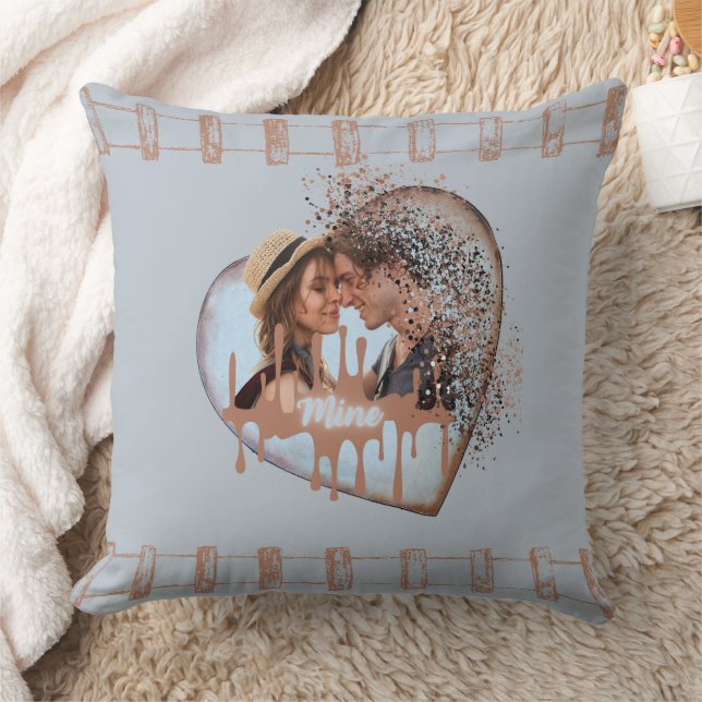 Valentines gifts throw pillow (Blanket)