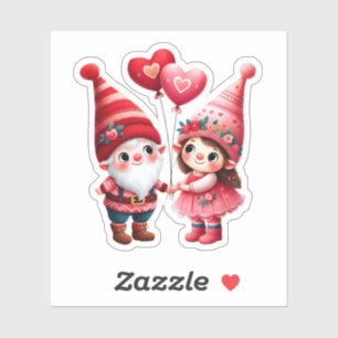 Valentine's Gnomes Couple