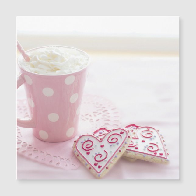 Valentine's Heart Love Cookies Hot Chocolate (Front)