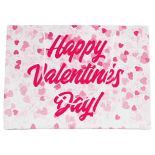 Valentine's Hearts and Love Large Gift Bag