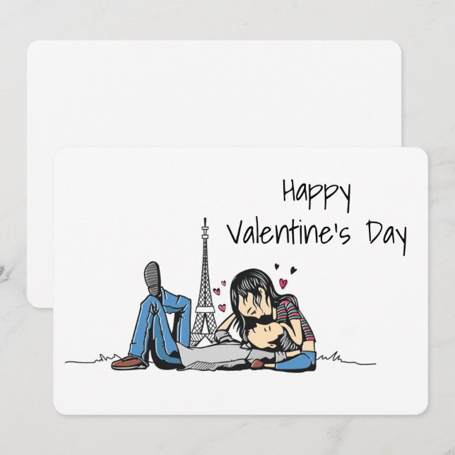 Valentines Holiday Card (Front/Back)