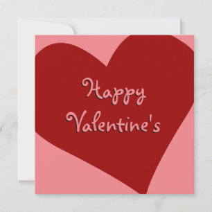Valentine's Invitations Personalized Love Cards