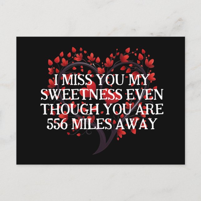 Valentines Jail Prison Long Distance Hearts Tree Holiday Postcard (Front)