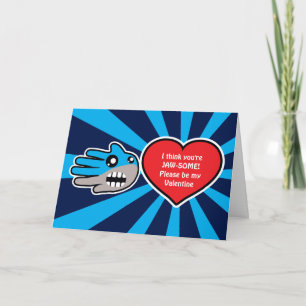 Valentine's Jawsome Shark card
