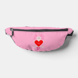 Valentines Jour Amour Coeur Axolotl Monogramme