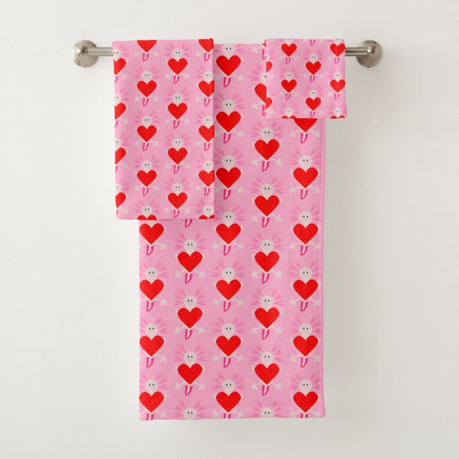 Valentines Jour Amour Coeur Axolotl Motif (En situation)