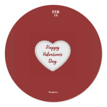 Valentines jour autocollant - sophiaco