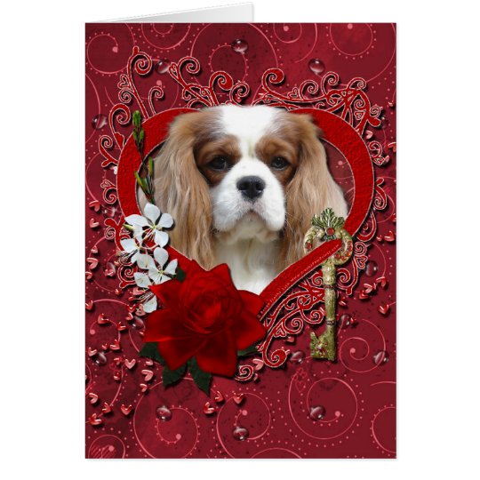 Valentines - Key to My Heart - Cavalier - Light Card