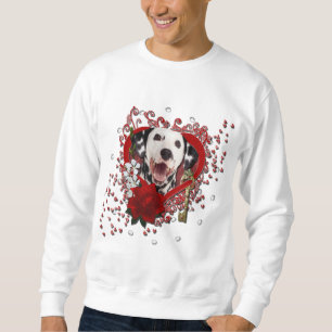 Valentines - Key to My Heart - Dalmatian Sweatshirt