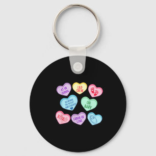 Valentines Labor And Delivery Nurse Heart Candy La Keychain