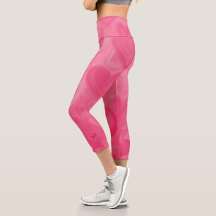 Valentines Love Hearts  Capri Leggings