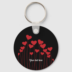 Valentine's/love key ring - customize text
