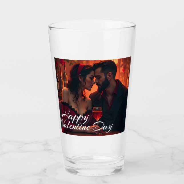 Valentine's Magic with Romantic Togetherness Glass (Front)