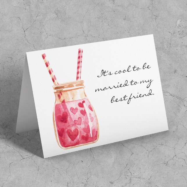Valentines, marié à la meilleure carte de voeux (Créateur téléchargé)