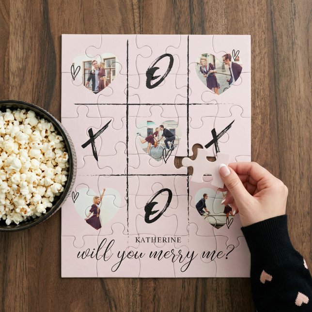Valentine's Marriage Proposal Will You Merry Me XO Jigsaw Puzzle (Valentine's Marriage Proposal Will You Merry Me XO Jigsaw Puzzle)
