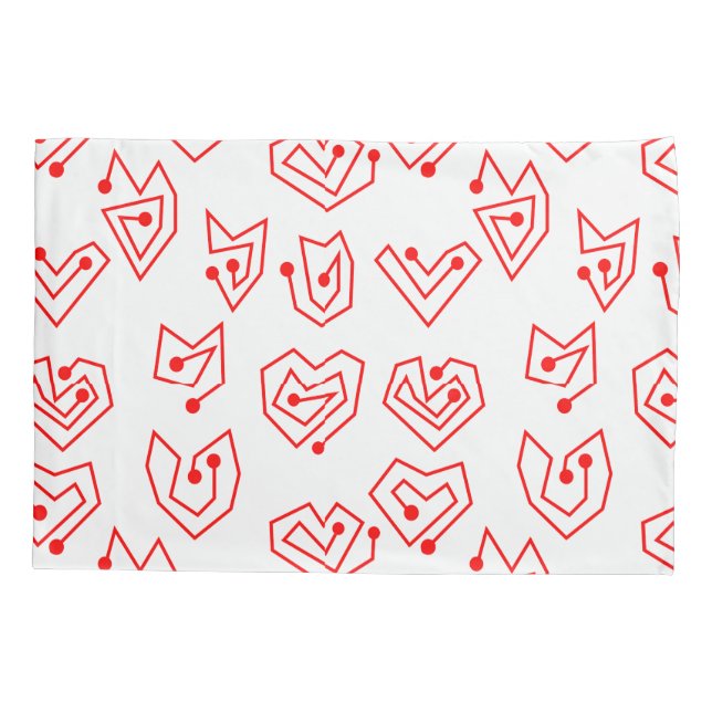 Valentine's Mazes  Pillowcase (Back)