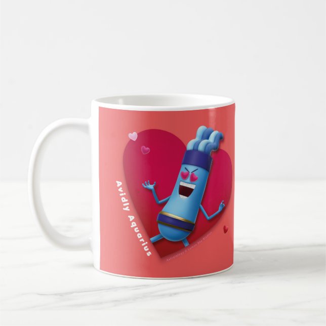 Valentine's Mug for Aquarius (Left)