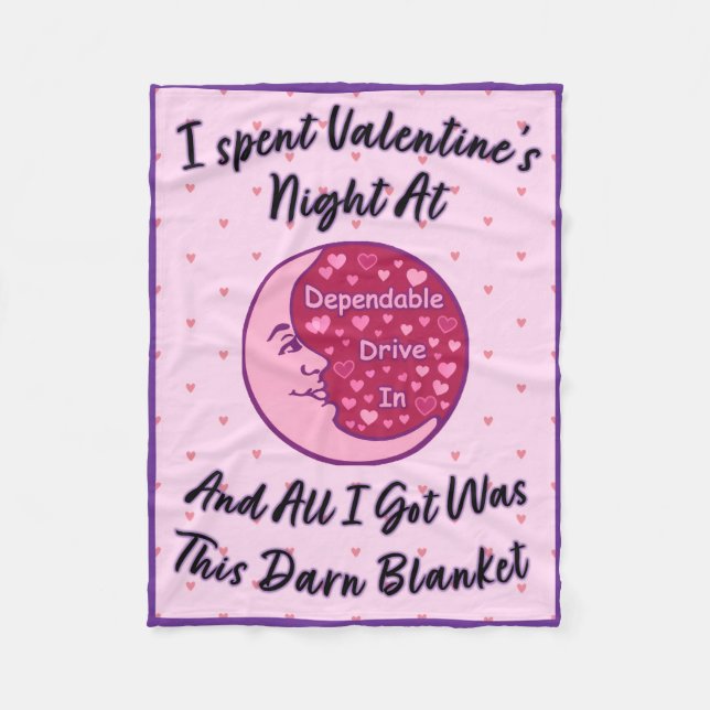 Valentine's Night 2026 "Darn" Blanket (Front)