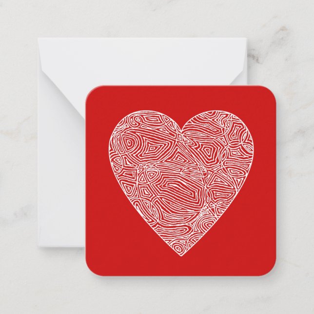 Valentines Note Card (Front)