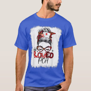 VALENTINES NURSE One LOVED PCA MOM GIRLFRIEND  T-Shirt