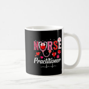 Valentines Nurse Practitioner Scrubs Nurse Life St Coffee Mug