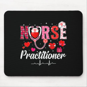 Valentines Nurse Practitioner Scrubs Nurse Life St Mouse Pad