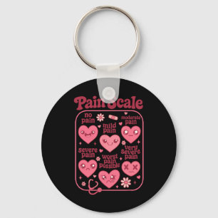 Valentines Nurse Squad Icu Rn Nursing Xoxo Pain Sc Keychain
