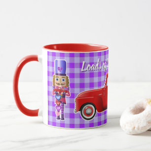 Valentine's Nutcracker with Little Red Truck Mug
