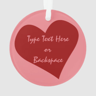 Valentine's Ornament Customized Love Ornaments
