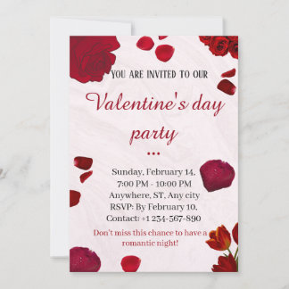 Valentine's party day Invitation