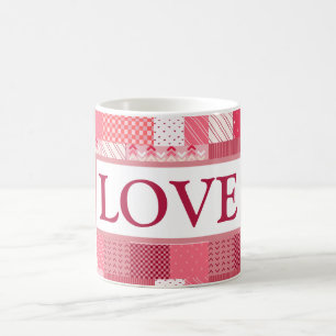 Valentine's Patchwork  Coffee Mug