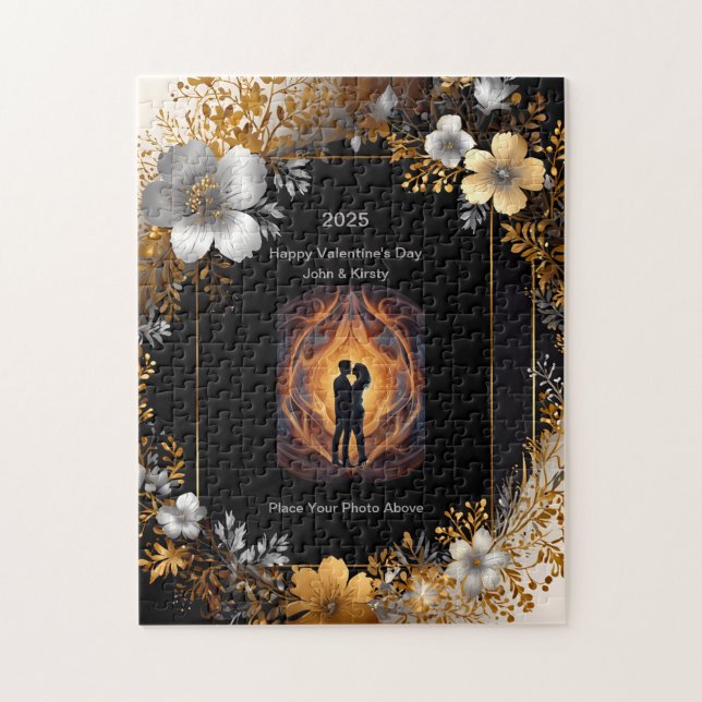 Valentine's Personalized Photo Puzzle (Vertical)