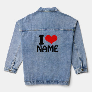 Valentines personnalisables Jour J'aime Coeur Pers