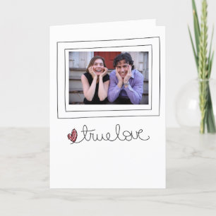 valentines photo card