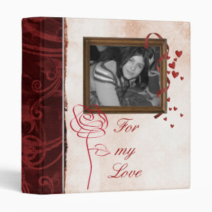 valentines photoScrapbook/ photoalbum Binder