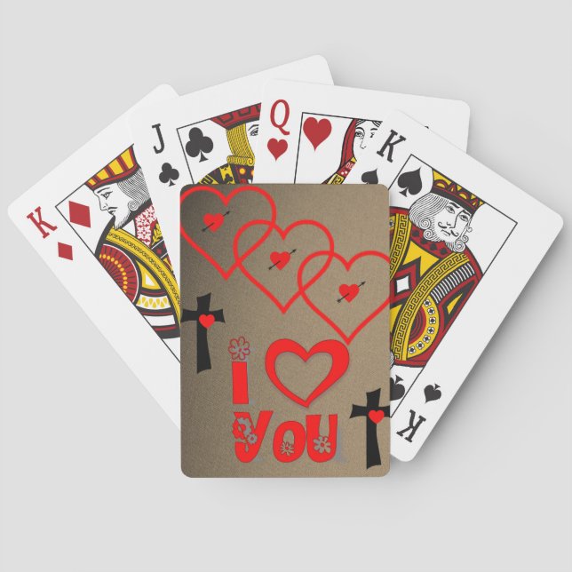 Valentine's Playing Card Deck (Back)
