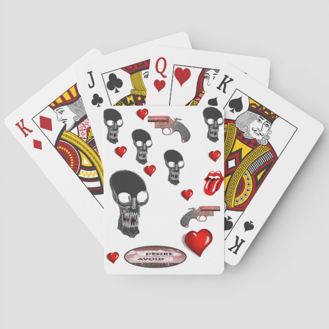 Valentine's Playing Card Deck (Back)