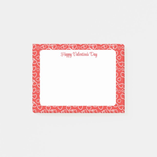 Valentines  post-it notes (Front)