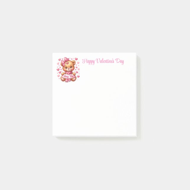 Valentines  post-it notes (Front)