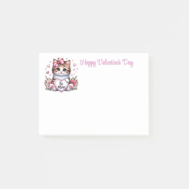 Valentines  post-it notes (Front)