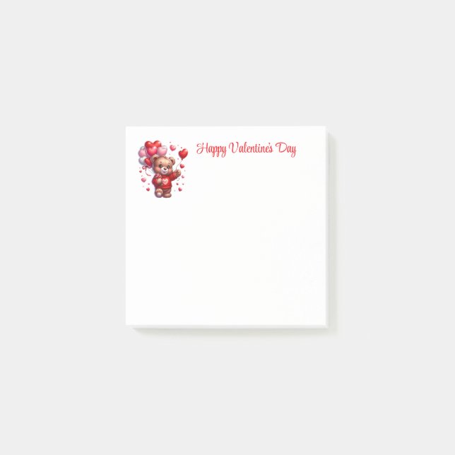 Valentines  post-it notes (Front)